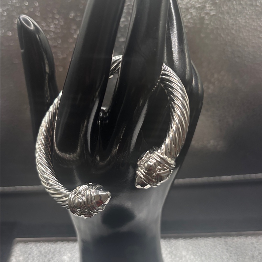 Silver and Gemstone Women's bangles $98.00 Each Citrine With Amethyst & Ruby - Picture 5 of 7